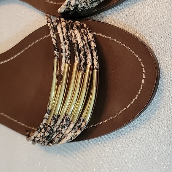 Tory Burch Mignon Rings Sandals Women's Size 10 But Fits Like A 9.5 - Picture 3 of 14